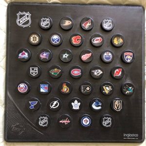 Inglasco NHL mini puck plaque